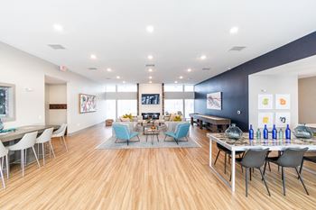 community room and dining area at Centennial Crossing, Waukee, Iowa